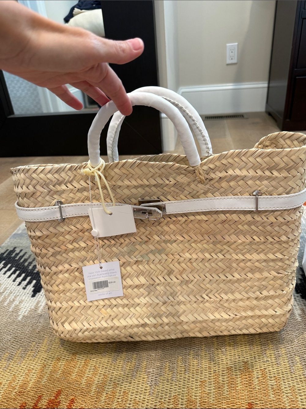 NWT Chic Straw Bag ALA VON AUERSPERG Bag